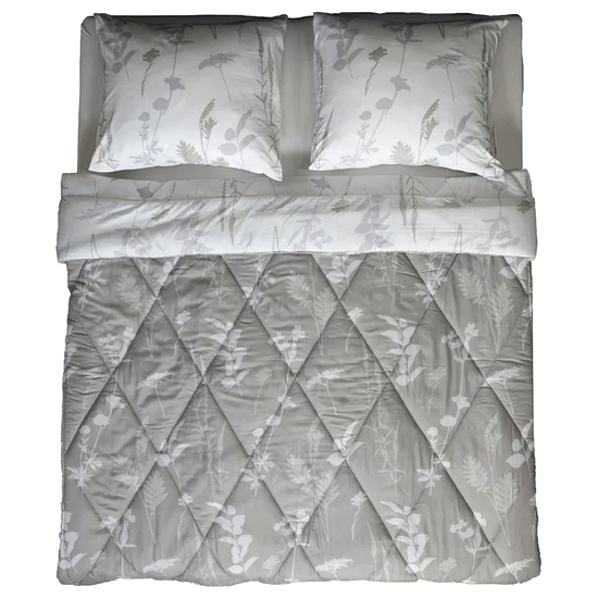 Decoware dekbed zonder overtrek incl. kussensloop Silhouette Leaves - microvezel