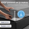 Decoware hoeslaken - Jersey - Antraciet
