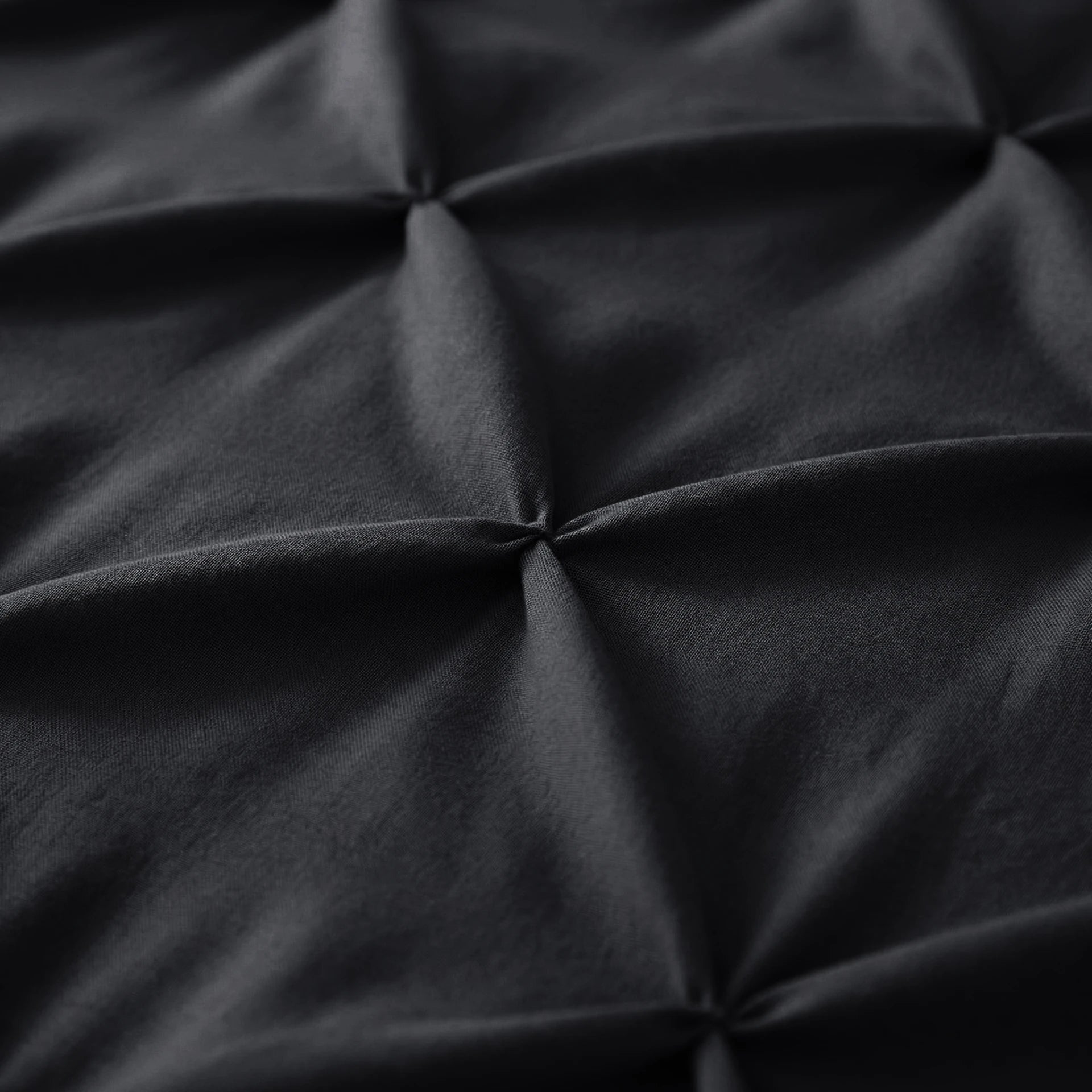 Microvezel Pintuck kussensloop 60x70 cm - Antraciet - Per 2 stuks - materiaal