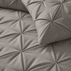 Microvezel Pintuck kussensloop 60x70 cm - Grijs - Per 2 stuks - detailfoto