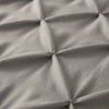 Microvezel Pintuck kussensloop 60x70 cm - Grijs - Per 2 stuks - pintuck stof
