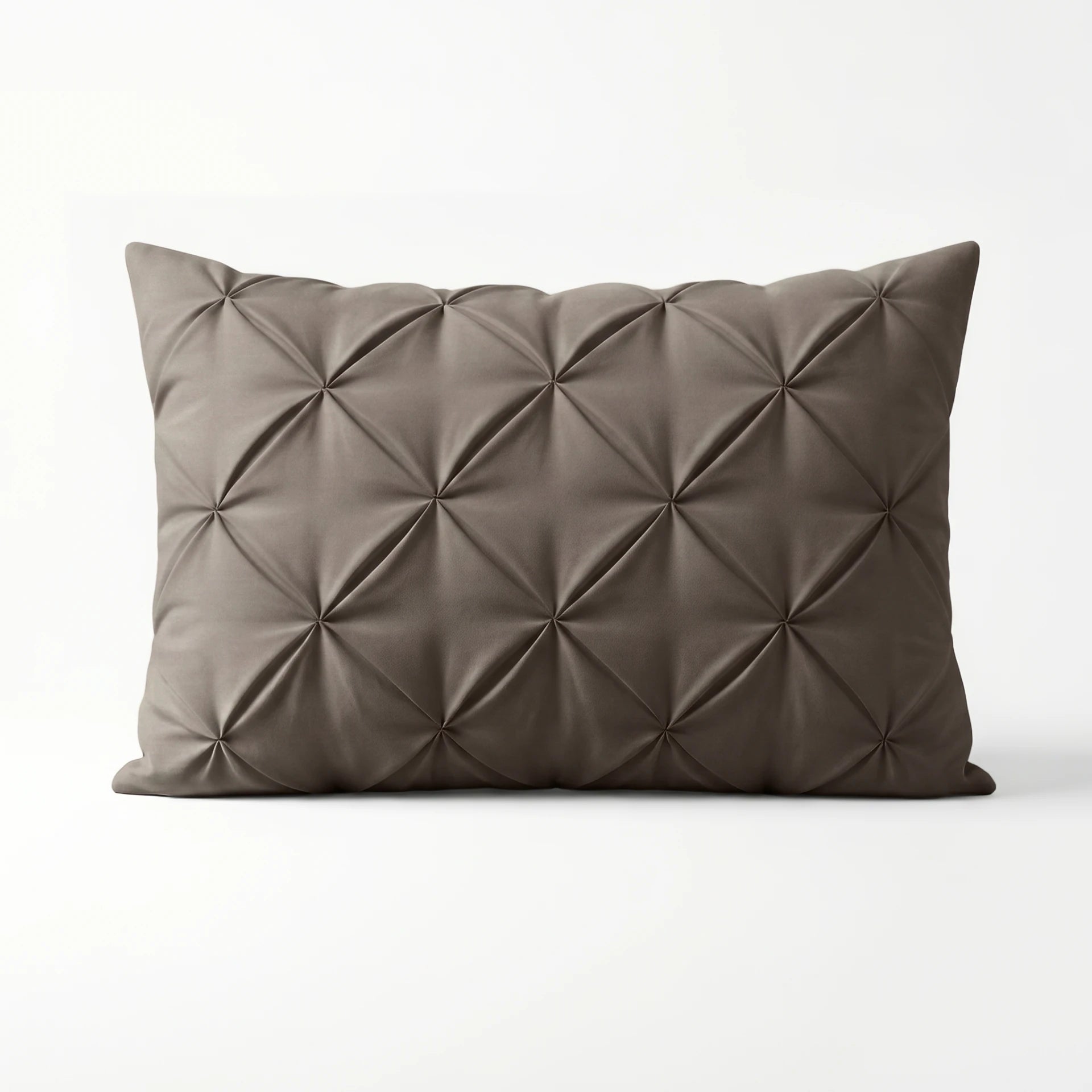 Microvezel Pintuck kussensloop 60x70 cm - Taupe - Per 2 stuks