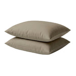 Microvezel kussensloop 60x70 cm - Taupe - Per 2 stuks