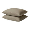 Microvezel kussensloop 60x70 cm - Taupe - Per 2 stuks