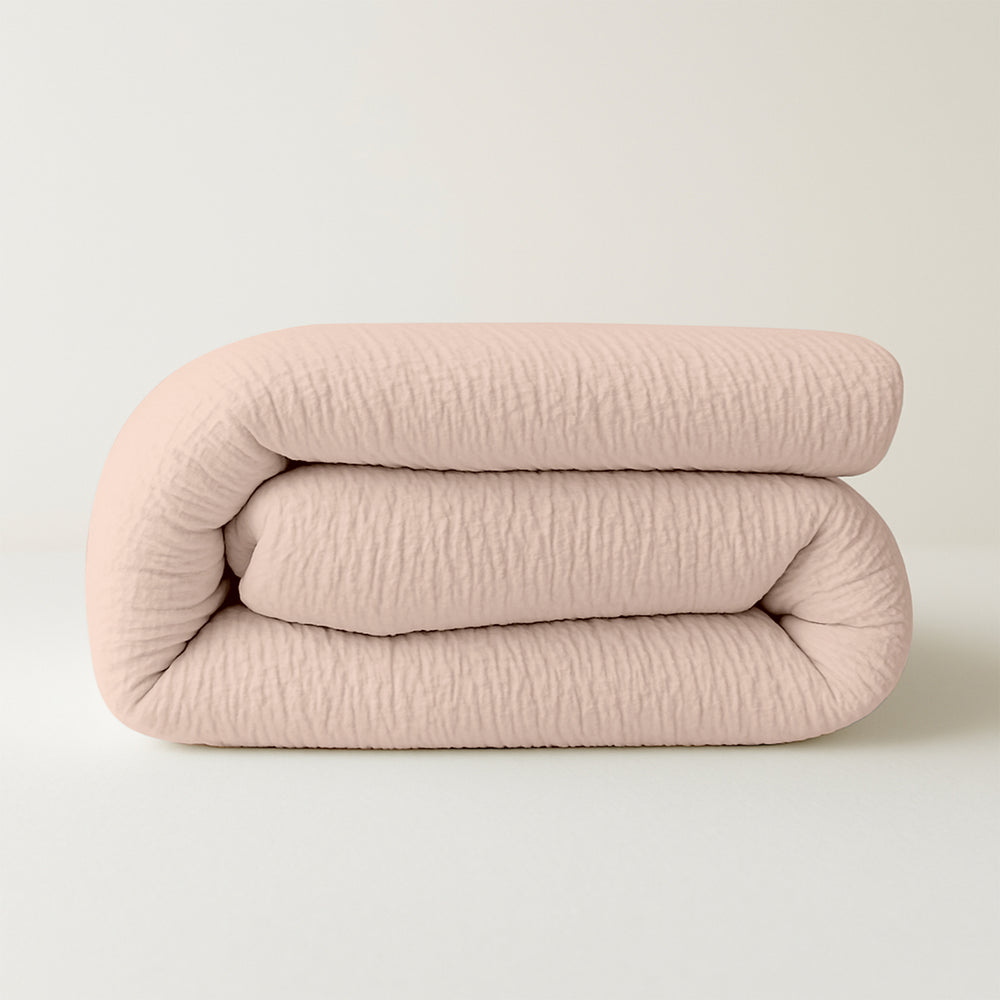 Decoware dekbed zonder overtrek incl. kussensloop - Mousseline - Roze