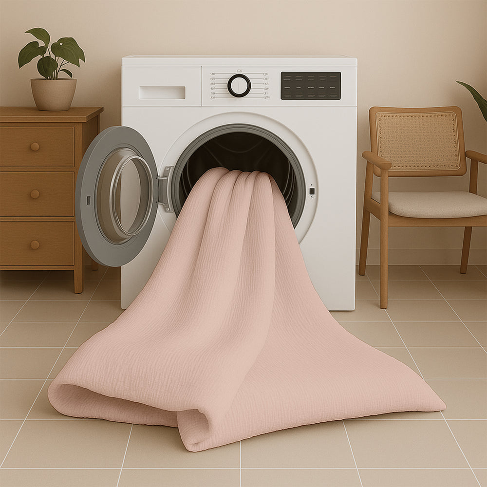 Decoware dekbed zonder overtrek incl. kussensloop - Mousseline - Roze