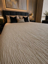 Mousseline hoeslaken - microvezel - zand