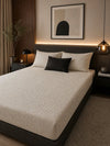 Mousseline hoeslaken - microvezel - zand