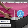 Decoware hoeslaken - Jersey - Roze