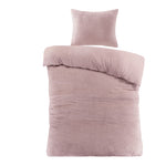 Papillon Teddy Fleece dekbedovertrek Billy - Roze