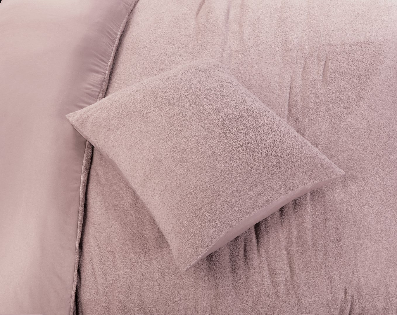 Papillon Teddy Fleece dekbedovertrek Billy - Roze