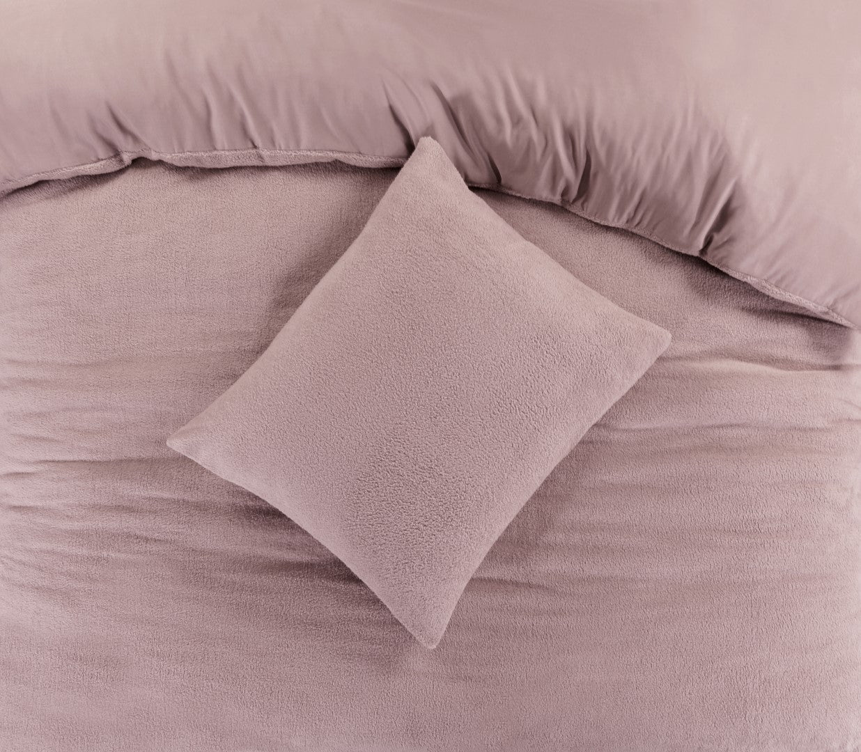 Papillon Teddy Fleece dekbedovertrek Billy - Roze