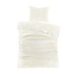 Papillon Teddy Fleece dekbedovertrek Billy - Offwhite/Ivoor