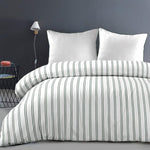 Papillon dekbedovertrek Hugo groen - Katoensatijn