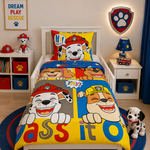 Paw Patrol kinderdekbedovertrek Pass it on - microvezel