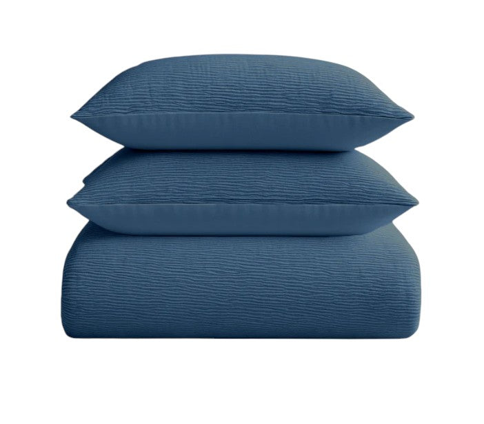 Decoware dekbed zonder overtrek incl. kussensloop - Mousseline - Petrol