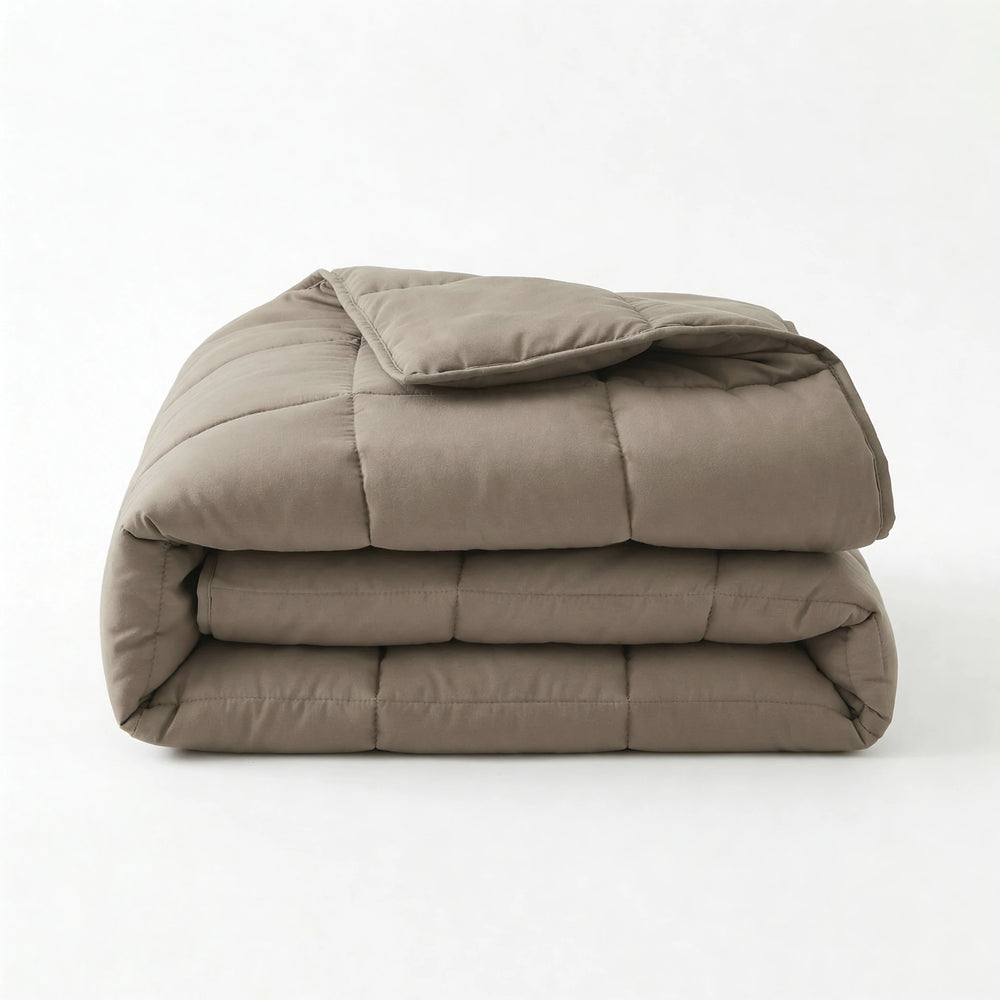 Primaviera Deluxe Lazy Dekbed zonder overtrek Percale - Excl. kussenslopen - Taupe