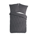 Pure dekbedovertrek Elegance - Antraciet - Microvezel