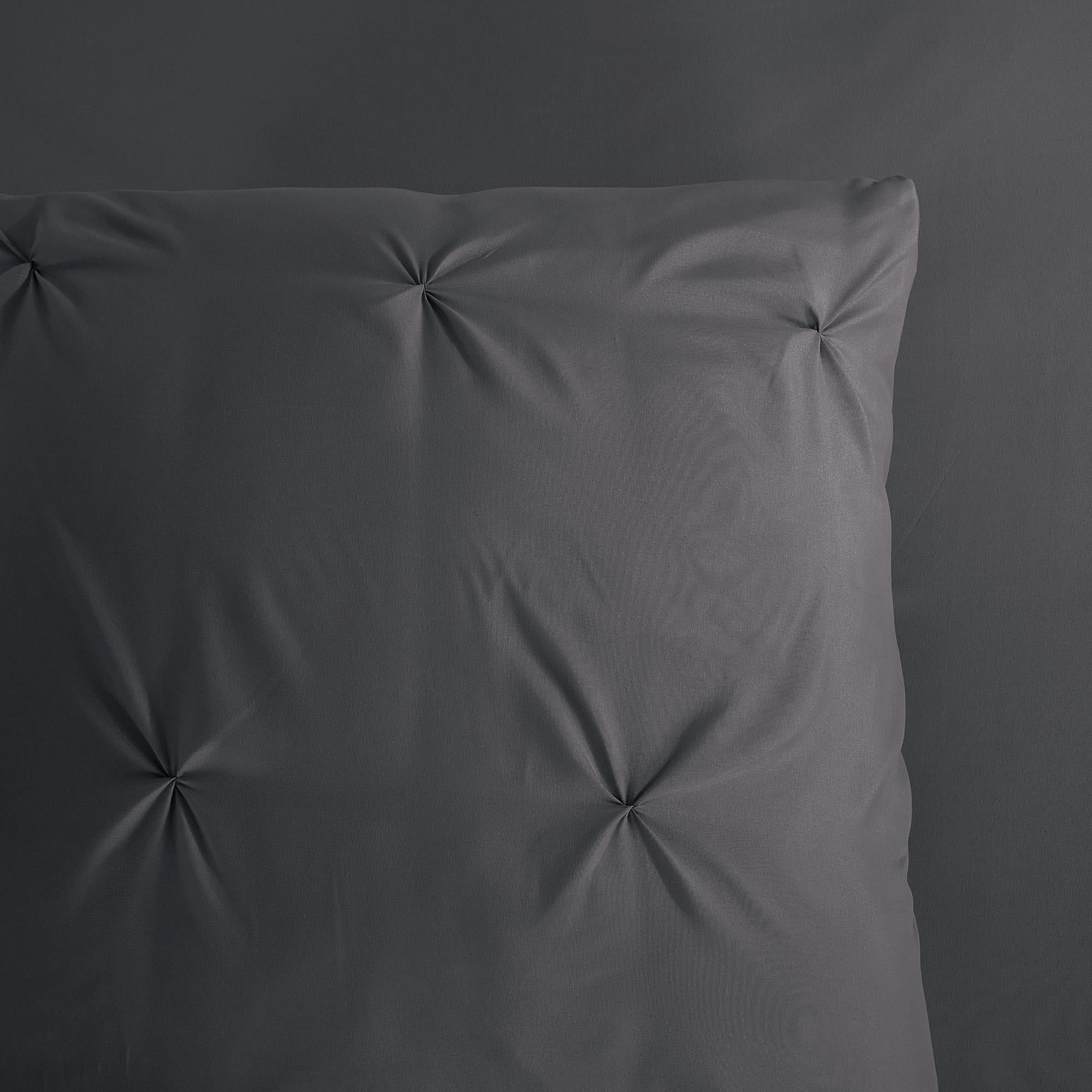 Pure dekbedovertrek Elegance - Antraciet - Microvezel