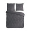 Pure dekbedovertrek Elegance - Antraciet - Microvezel