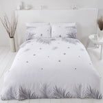 Purest Home dekbedovertrek Tropics - polykatoen - grijs