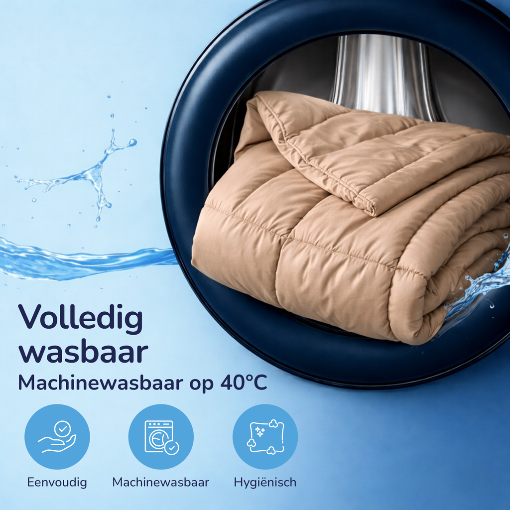 Decoware dekbed zonder overtrek incl. kussensloop -  taupe