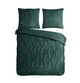 Pure dekbedovertrek Elegance - groen - microvezel