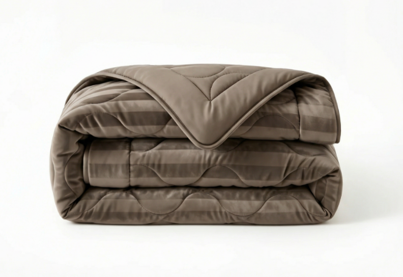 Sleeptime Lazy dekbed zonder overtrek Hotel Velvet excl. kussensloop - Taupe