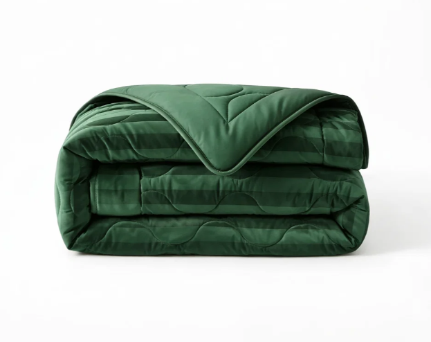 Sleeptime Lazy dekbed zonder overtrek Hotel Velvet excl. kussensloop - Donker Groen