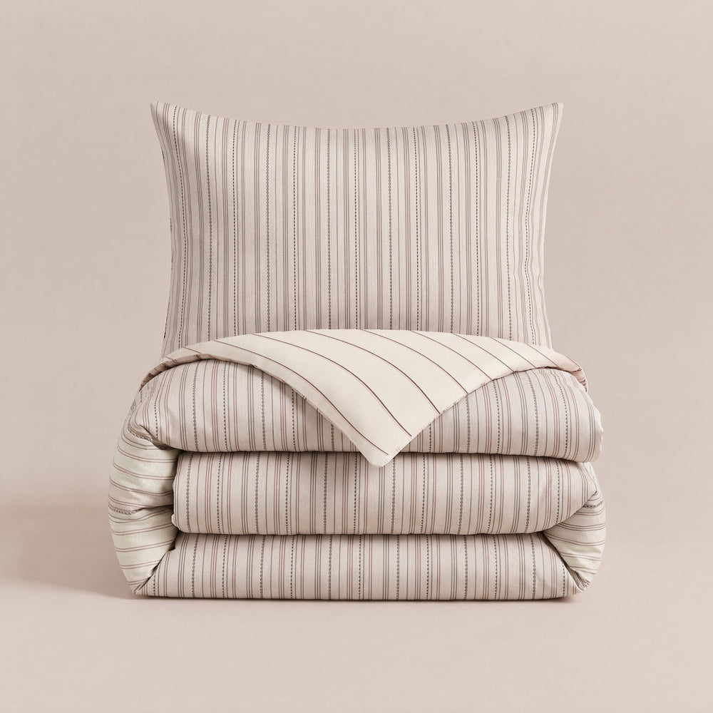 Sleeptime Lazy dekbed zonder overtrek Max beige/roze - foto 3