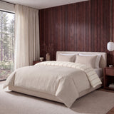 Sleeptime Lazy dekbed zonder overtrek Max - Beige/Roze - Incl. kussenslopen