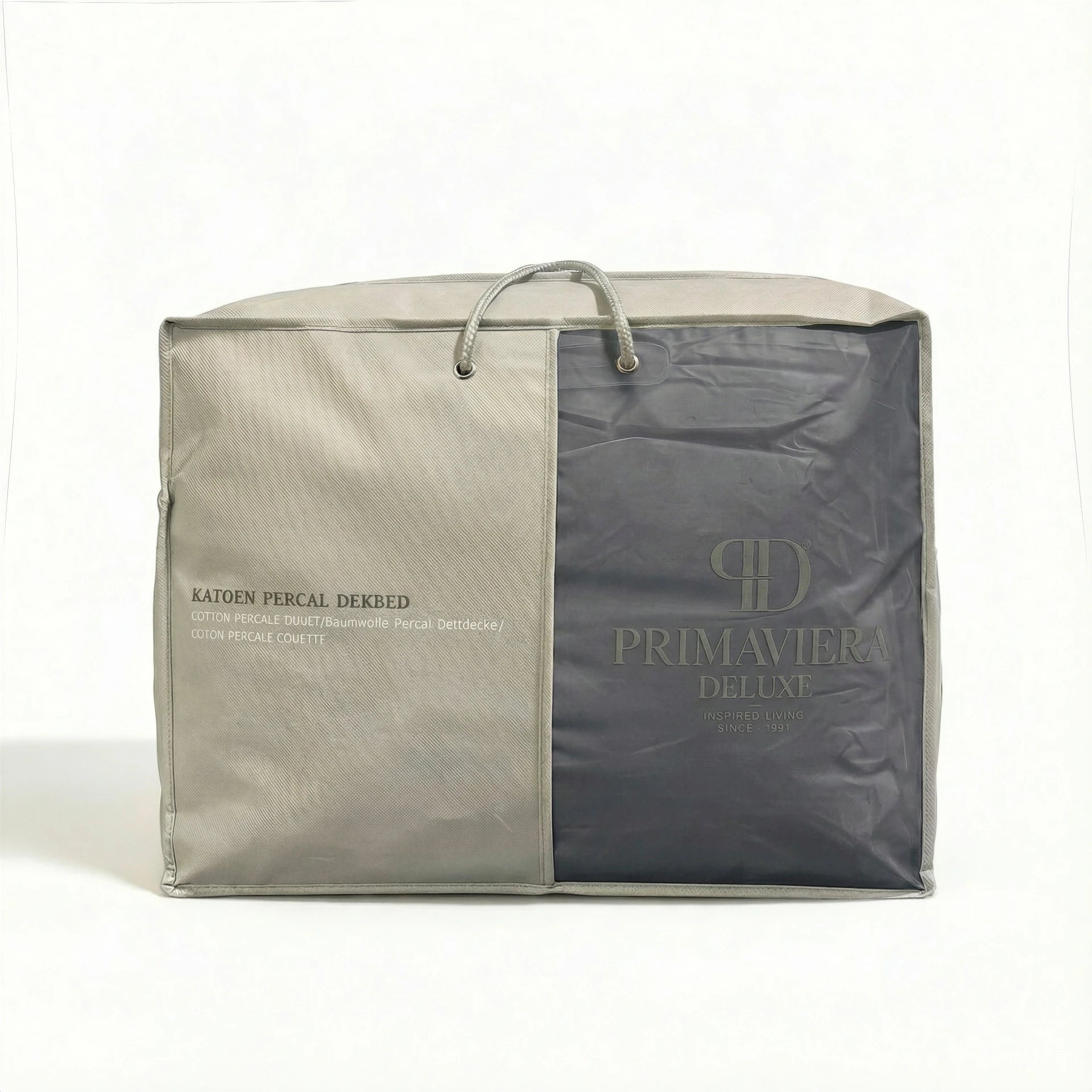 Primaviera Deluxe Lazy Dekbed zonder overtrek excl. kussensloop - Percale Katoen - Antraciet