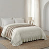 Sleeptime Lazy dekbed zonder overtrek Ruffles excl. kussensloop - Gebroken Wit