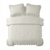 Sleeptime Lazy dekbed zonder overtrek Ruffles excl. kussensloop - Gebroken Wit