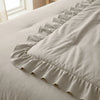 Sleeptime Lazy dekbed zonder overtrek Ruffles excl. kussensloop - Beige/Grijs