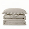 Sleeptime Lazy dekbed zonder overtrek Ruffles excl. kussensloop - Beige/Grijs