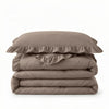 Sleeptime Lazy dekbed zonder overtrek Ruffles excl. kussensloop - Taupe