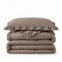 Sleeptime Lazy dekbed zonder overtrek Ruffles excl. kussensloop - Taupe