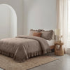 Sleeptime Lazy dekbed zonder overtrek Ruffles excl. kussensloop - Taupe