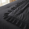 Sleeptime Lazy dekbed zonder overtrek Ruffles excl. kussensloop - Antraciet