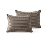 Sleeptime Lazy kussenslopen Hotel Velvet - Taupe - Per 2 stuks