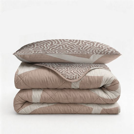 Sleeptime Lazy dekbed zonder overtrek Shapes - incl. kussensloop