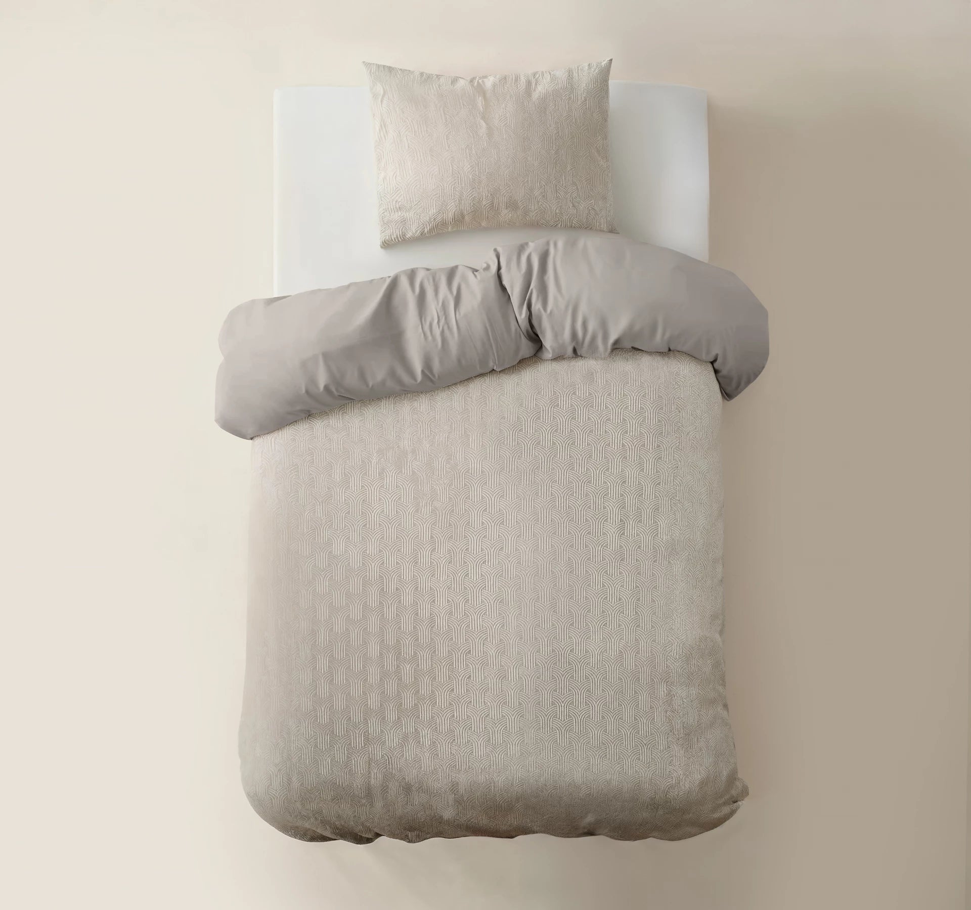 Sleeptime Flanel Art - Beige - Flanel Fleece