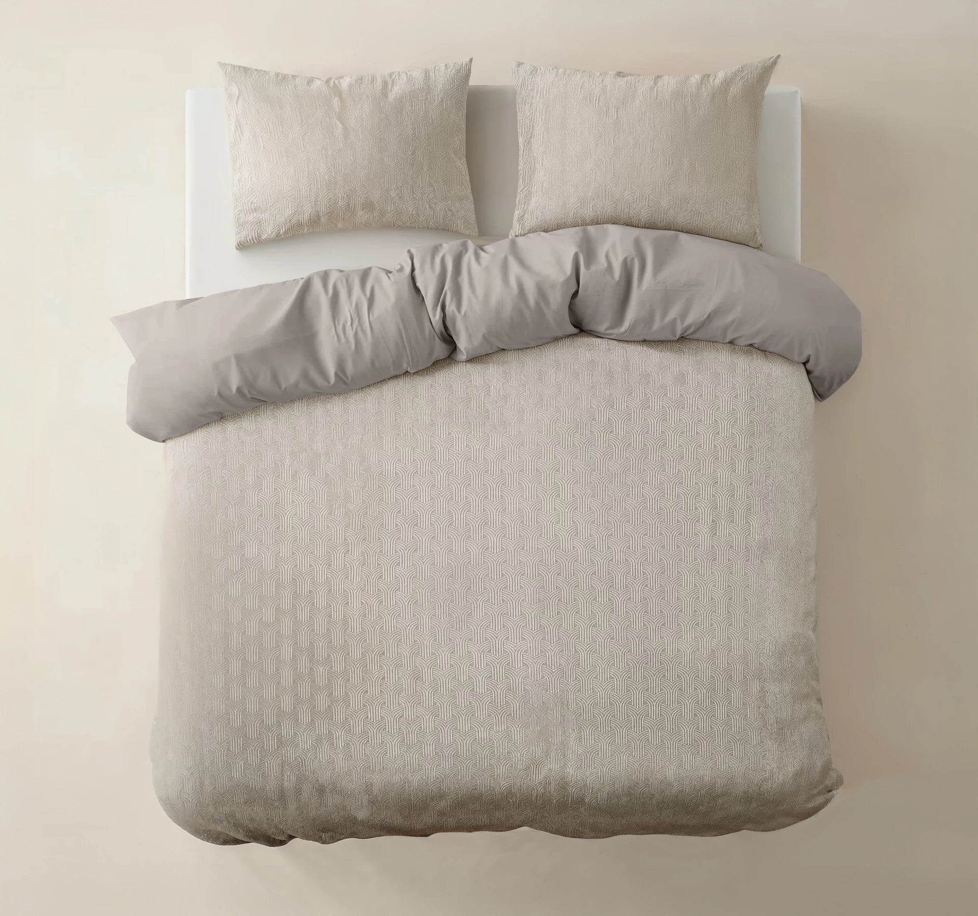 Sleeptime Flanel Art - Beige - Flanel Fleece