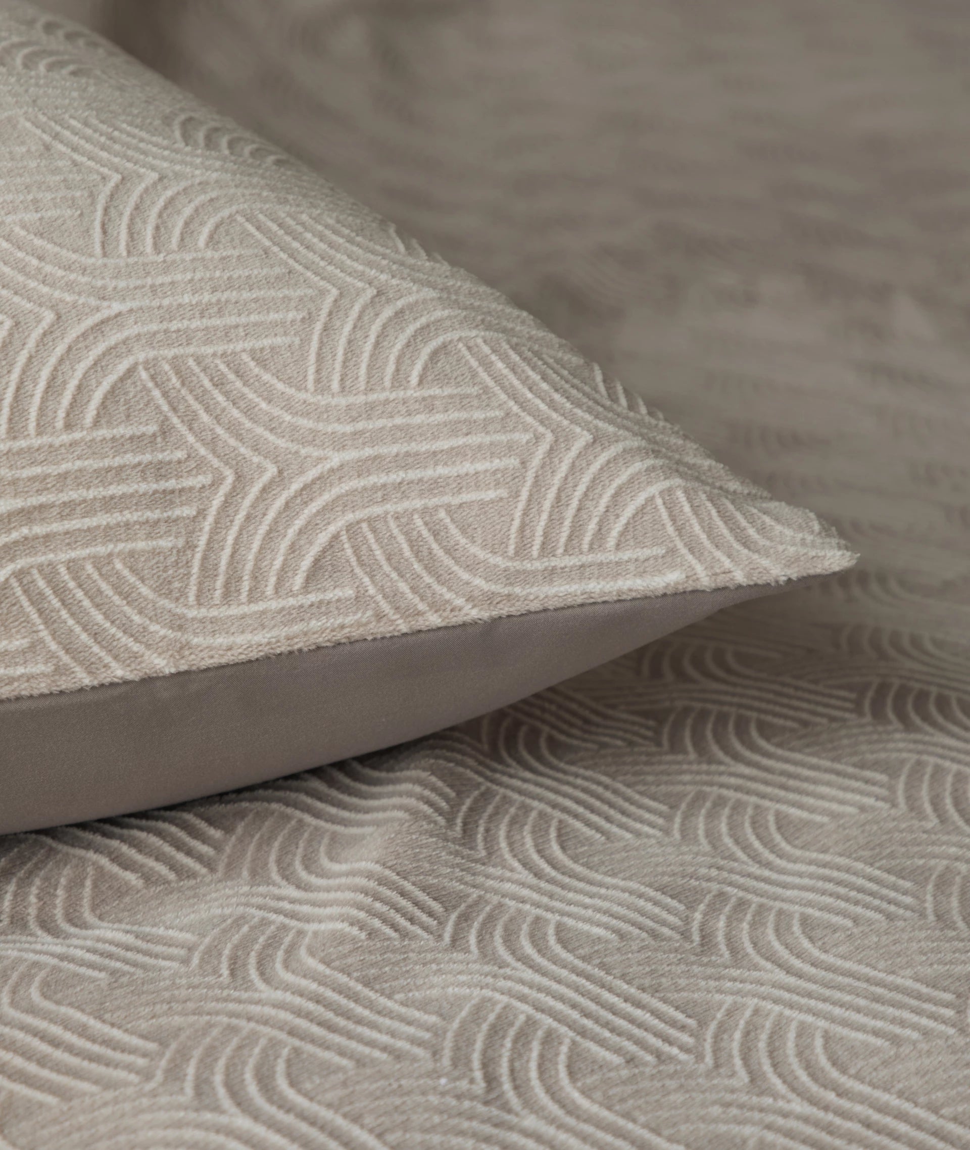 Sleeptime Flanel Art - Taupe - Flanel Fleece