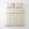 Sleeptime Lazy Dekbed zonder overtrek Deluxe Percale - Excl. kussenslopen - Beige - bovenaanzicht