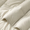 Sleeptime Lazy Dekbed zonder overtrek Deluxe Percale - Excl. kussenslopen - Beige - detail