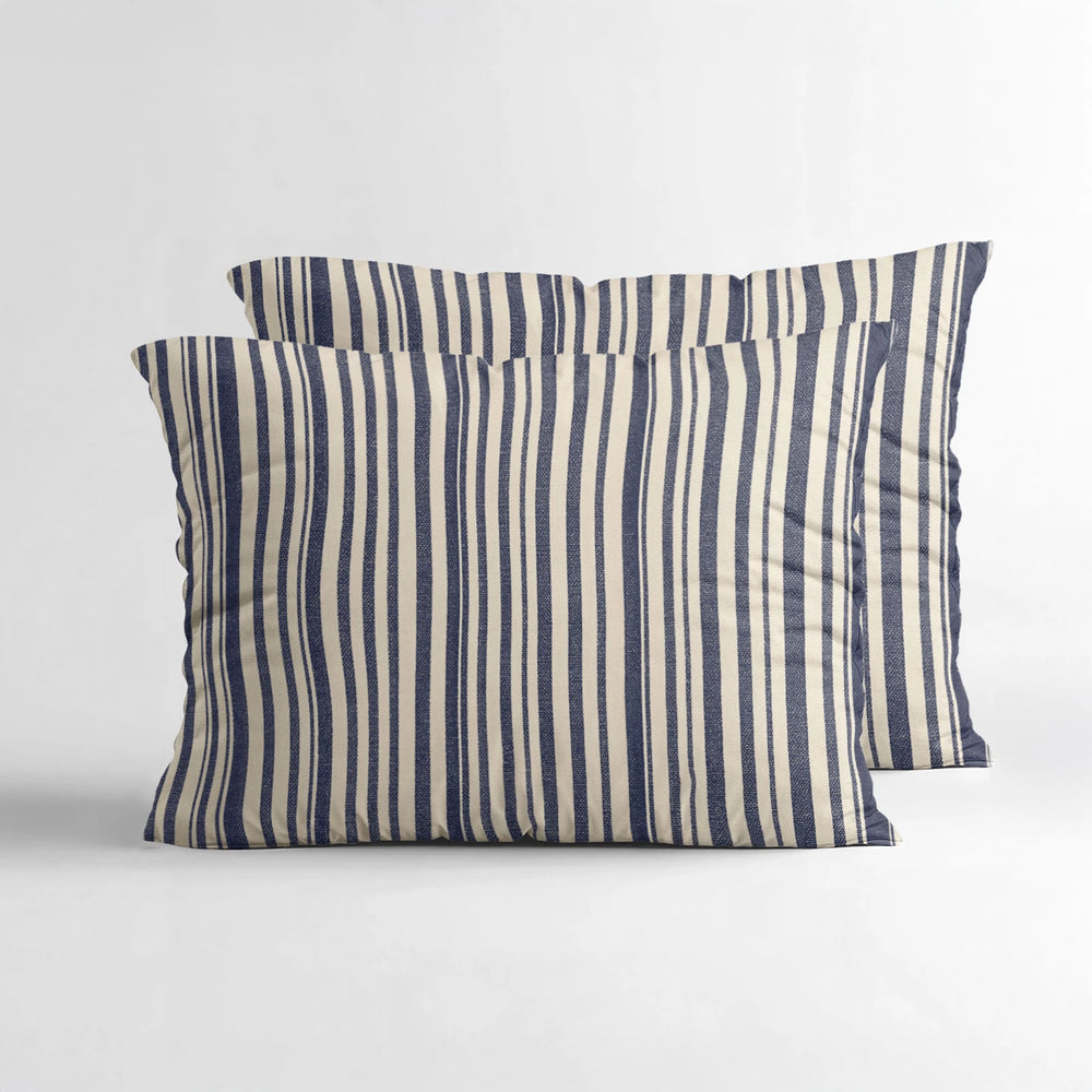 Sleeptime Lazy Kussensloop Stripy - Katoen - 2st. 60x70 cm