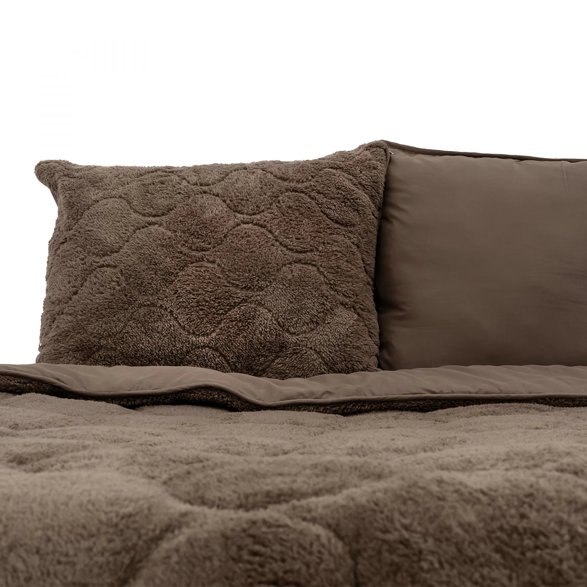 Sleeptime Lazy Teddy - Dekbed en overtrek in 1 - Taupe/Bruin