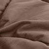 Sleeptime Lazy Velvet dekbed zonder overtrek incl. kussensloop - Taupe/Bruin